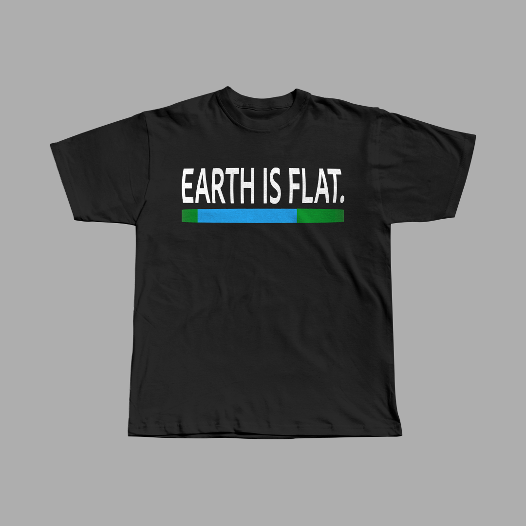 Earth Is Flat. Heavyweight Tee