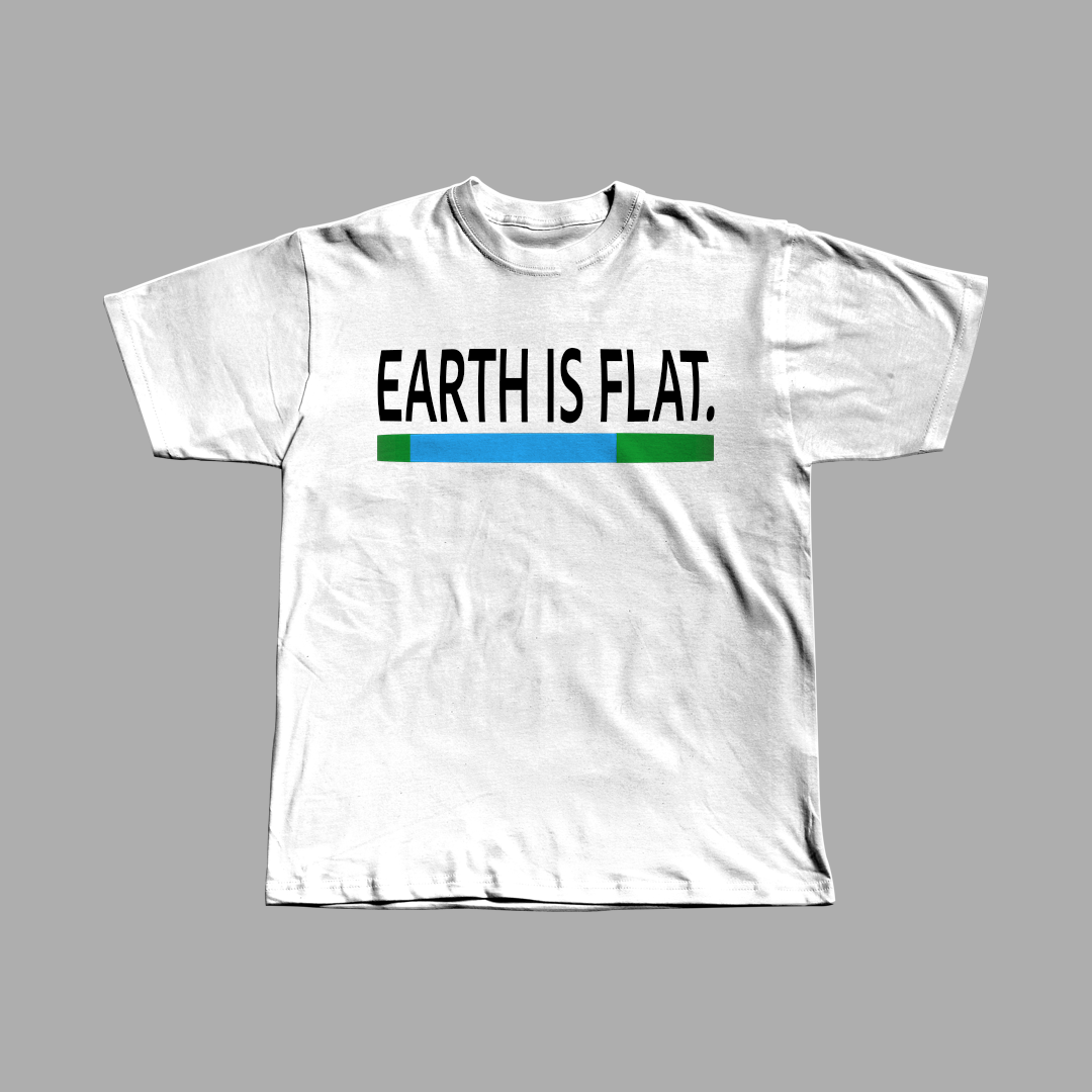 Earth Is Flat. Heavyweight Tee