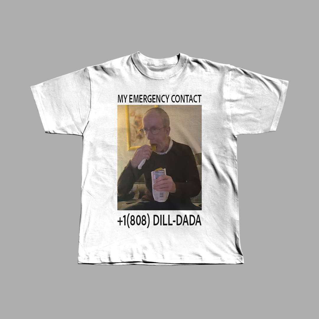 My Emergency Contact Heavyweight Tee