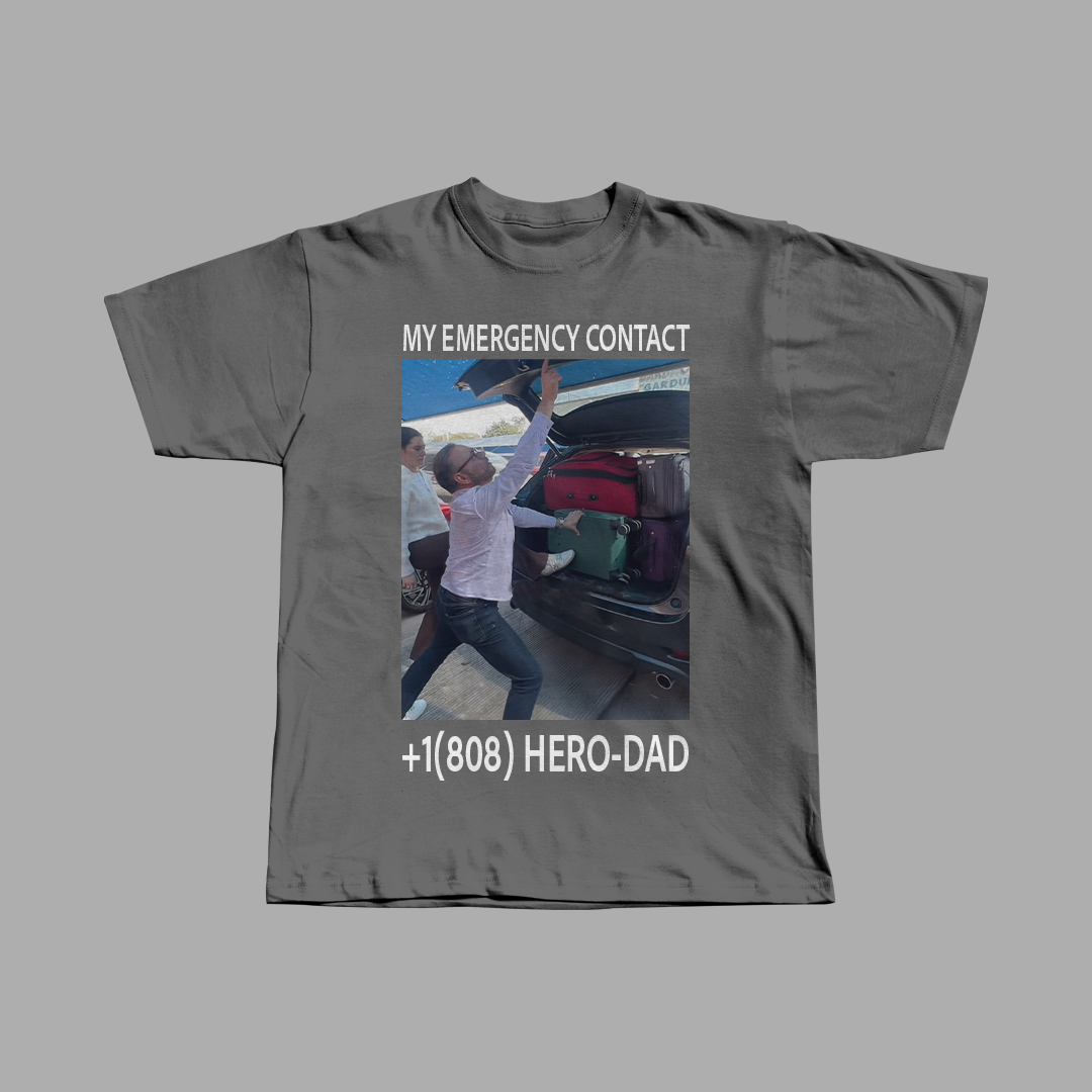 My Emergency Contact Heavyweight Tee