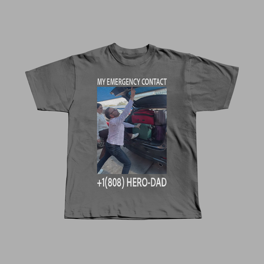 My Emergency Contact Heavyweight Tee