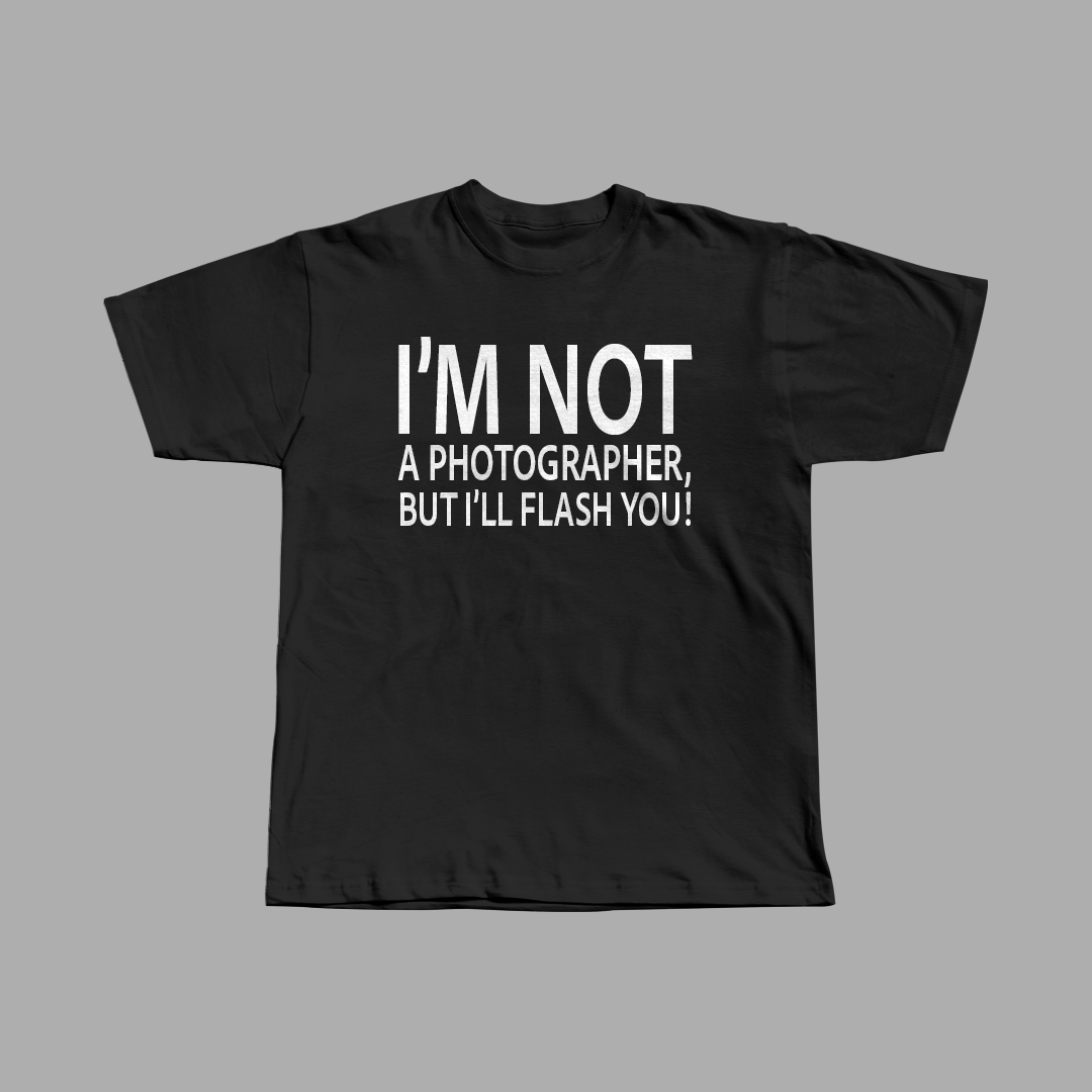 Not A Photographer Heavyweight Tee