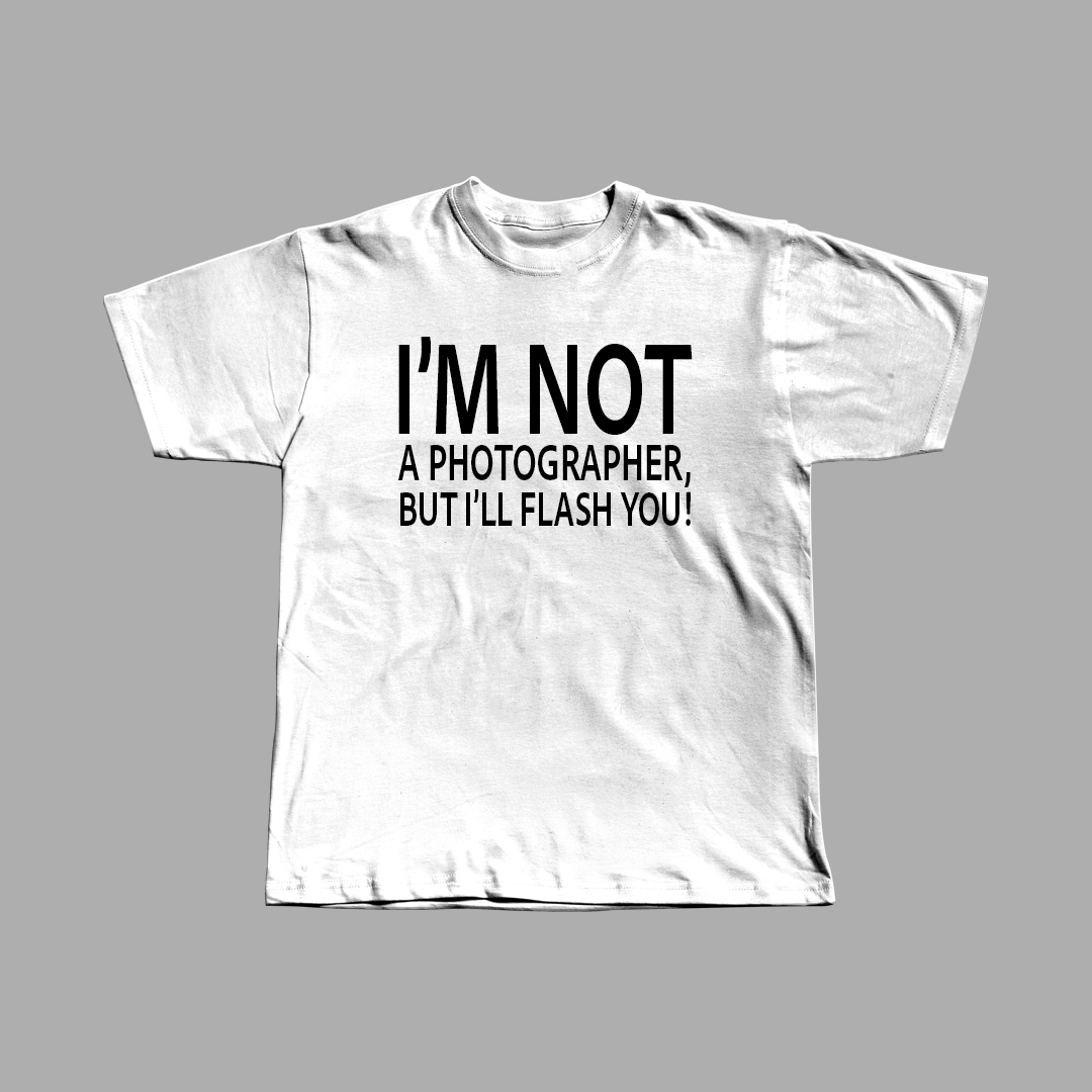 Not A Photographer Heavyweight Tee